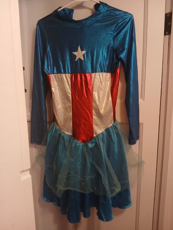 Marvel Other - Marvel Girls Captain America Dress Costume
